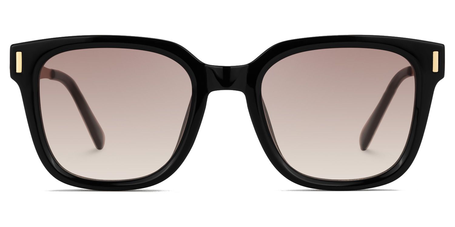 Frederik Square Black Full Rim Sunglasses | ZEELOOL CA0