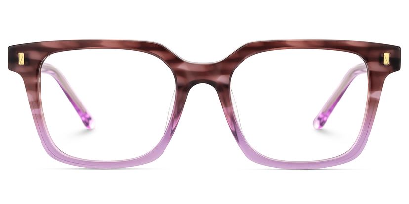 Pagel Square Purple Glasses