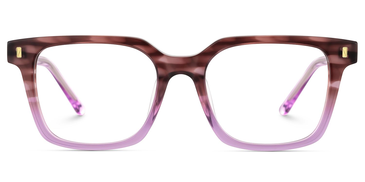 Pagel Purple Thin Frame Eyeglasses | ZEELOOL Canada1