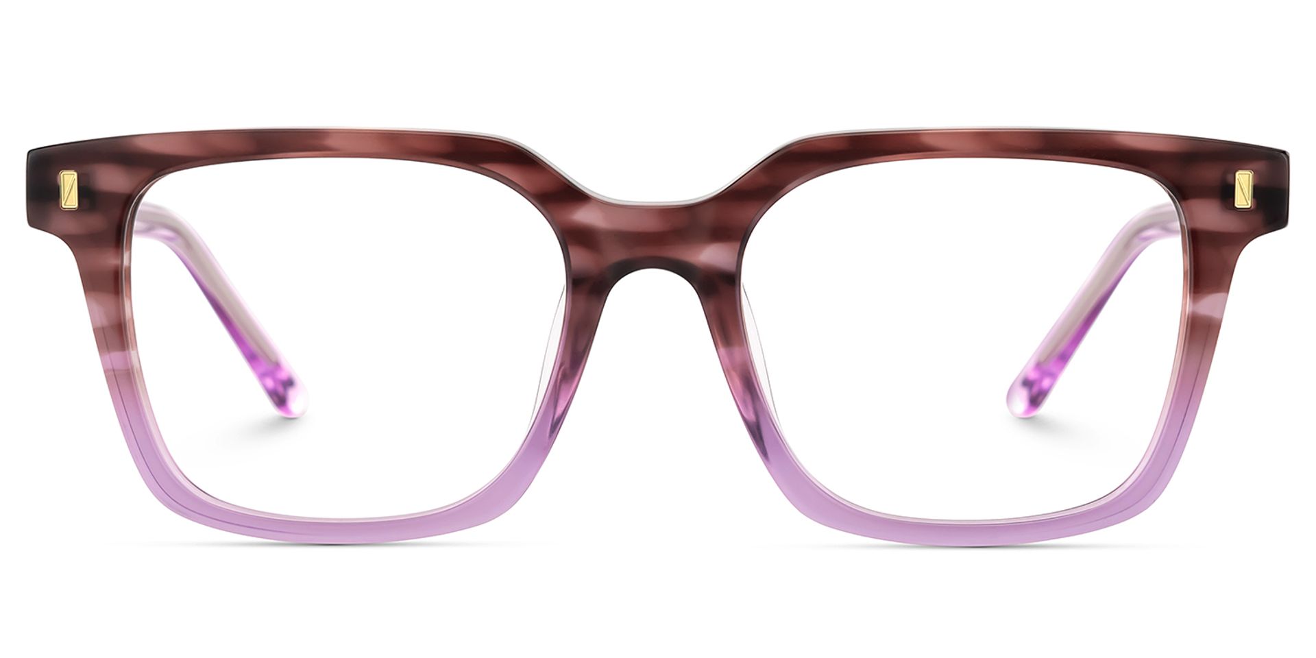 Pagel Purple Thin Frame Eyeglasses | ZEELOOL Canada1