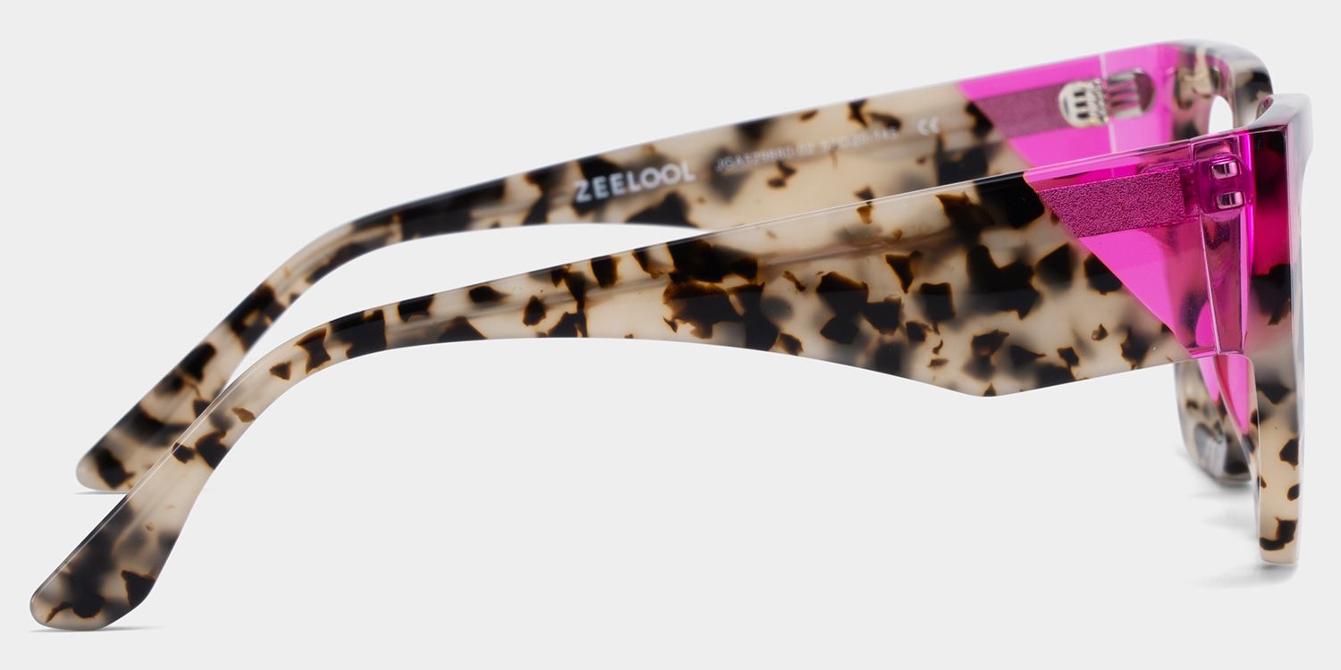 Viva Tortoise Frame Glasses with Square Frame Online | ZEELOOL Canada4