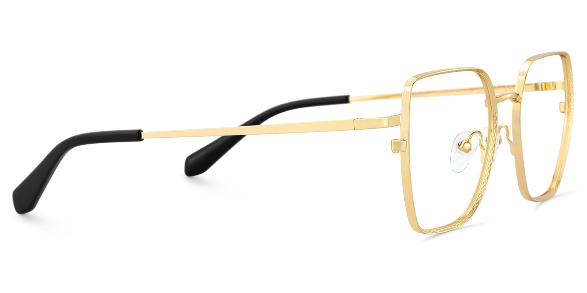Fife Gold Full Frame Metal Prescription Glasses4