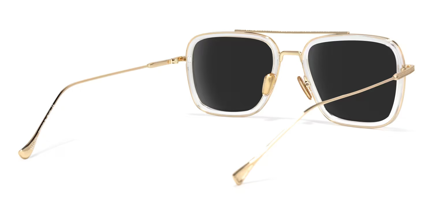 Gifford Aviator Crystal Sunglasses | ZEELOOL Canada4