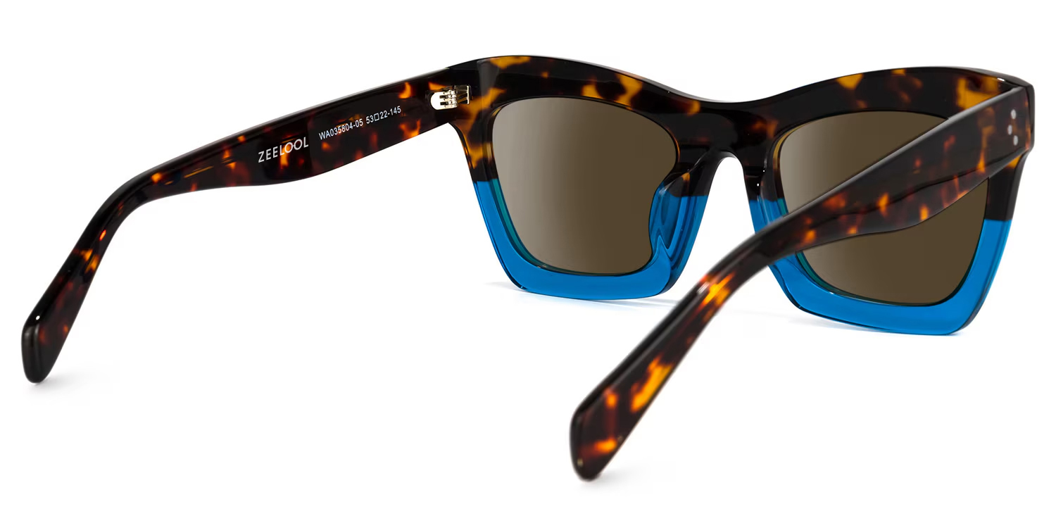 Benitez Square Blue Glasses3