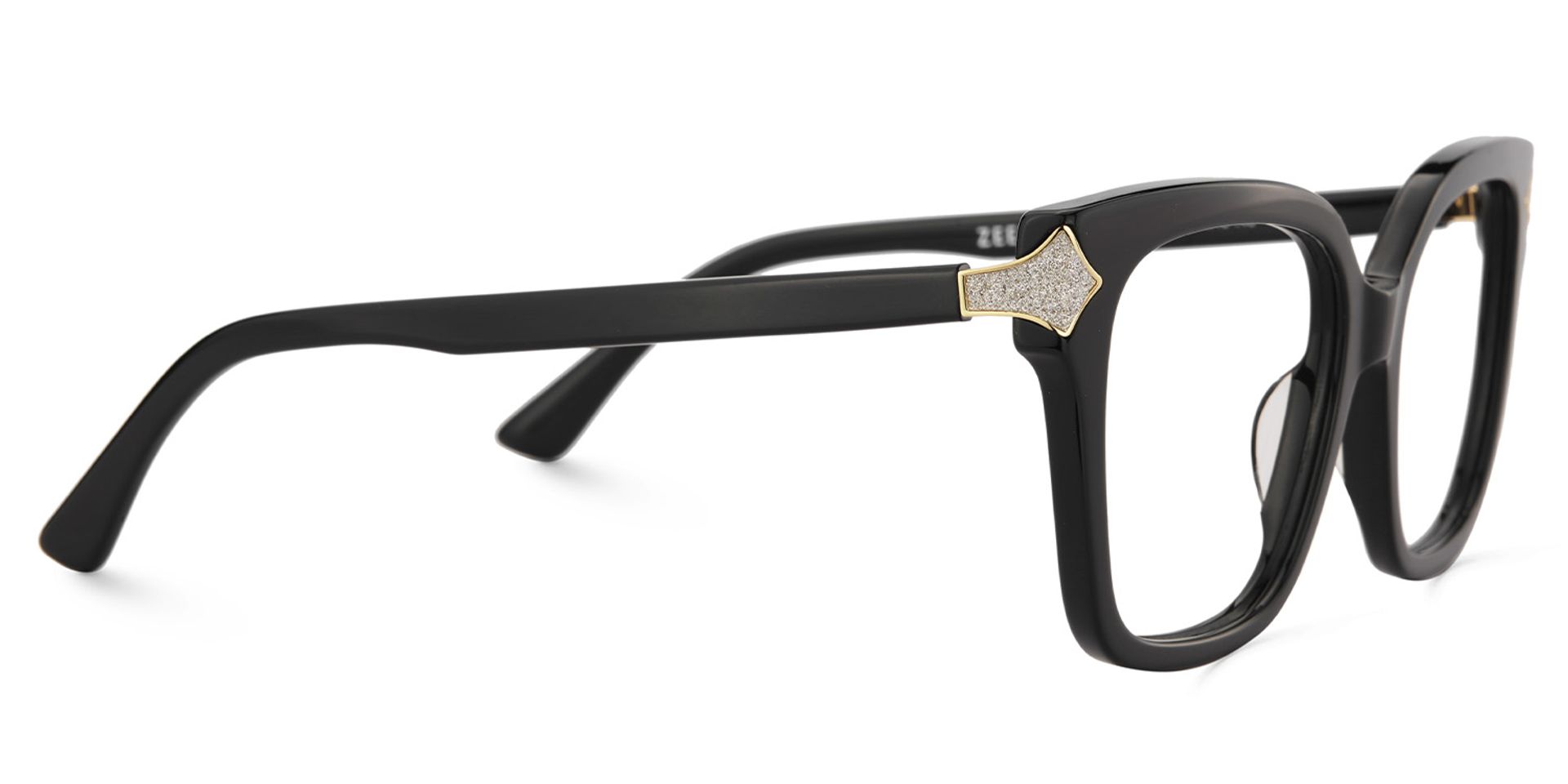 Black Square Frame Glasses - Shakeel on Sale | ZEELOOL Canada4
