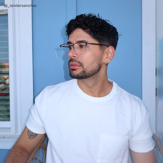 Simms Square Black Glasses hover