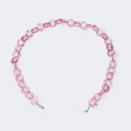 Pink Round Glitter Eyeglasses Chains1