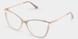 Yomary Cateye Khaki Glasses3