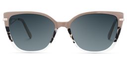 Margret Cateye Tortoise Khaki Sunglasses0
