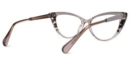 Sawida Cateye Two-Tone Glasses3