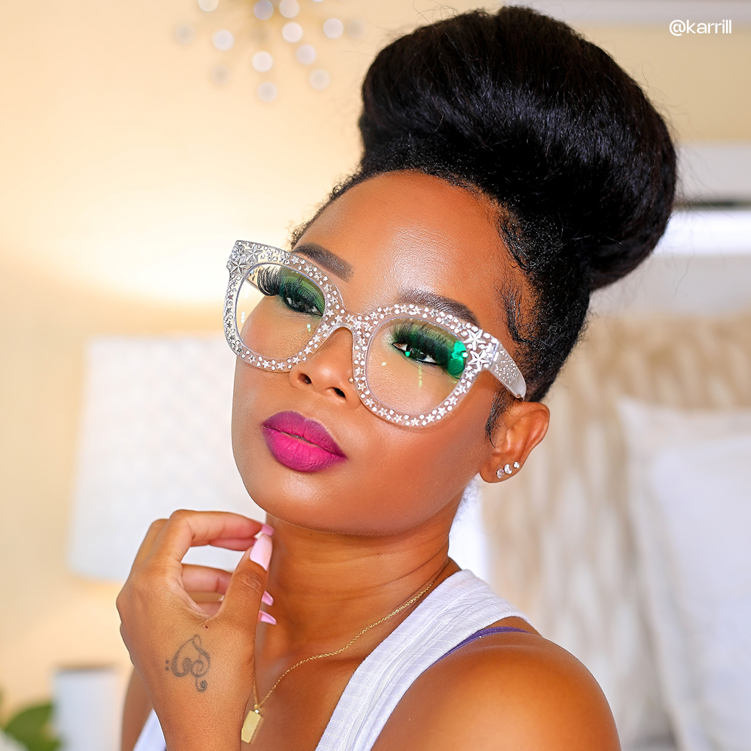 Kahle Cateye Crystal Glasses4