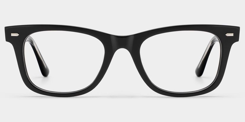 Robert Rectangle Black Glasses