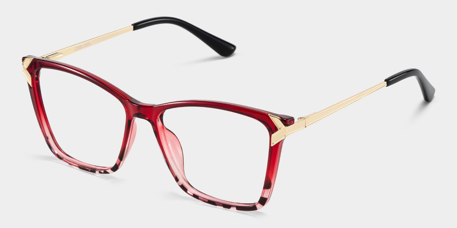 Mia translucent square Frame glasses Online | ZEELOOL3
