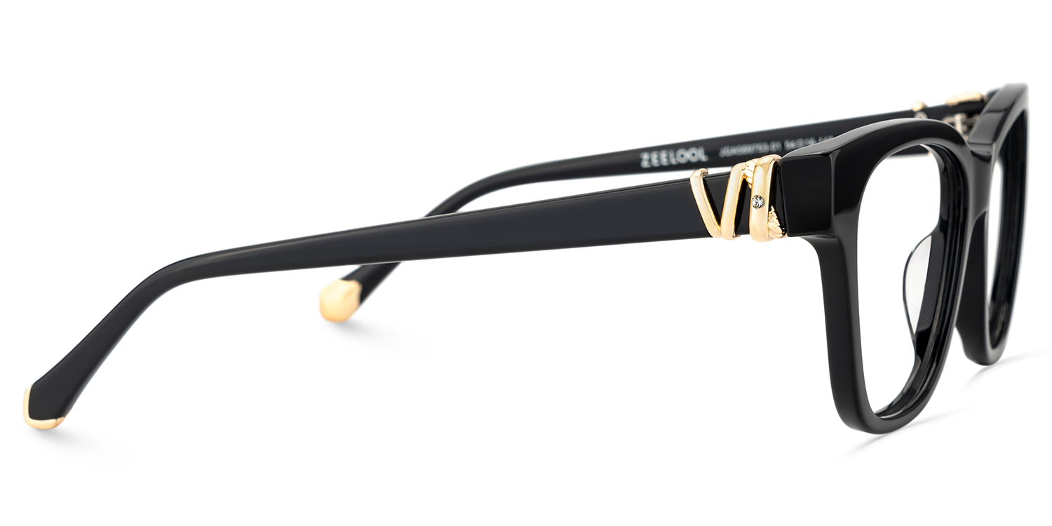 Julian Square Black Glasses4