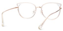 Delca Cateye Clear Glasses3