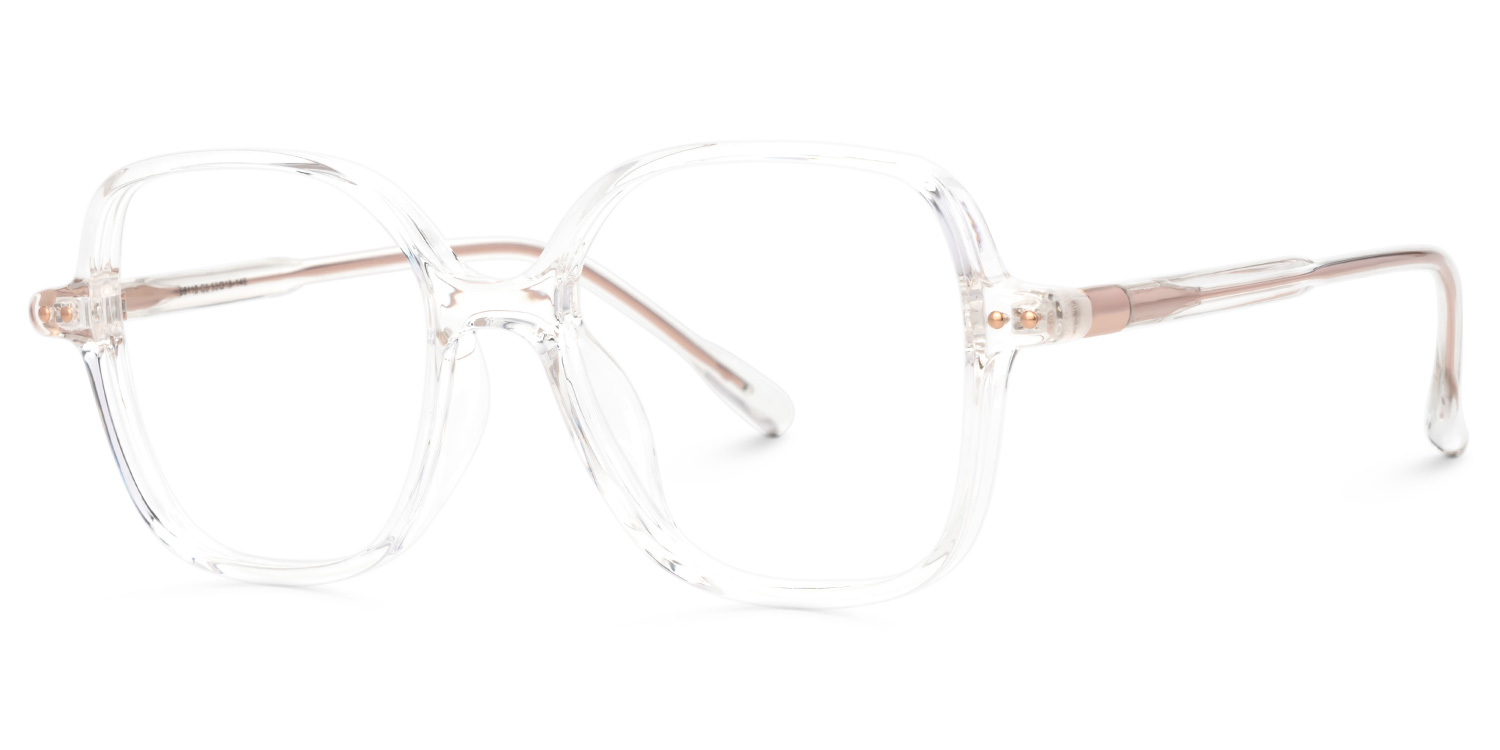 Crystal Lenzie Square Frame Eyeglasses | ZEELOOL Canada1