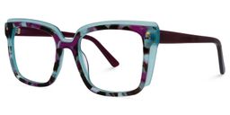 Rosselle Square Floral Glasses1