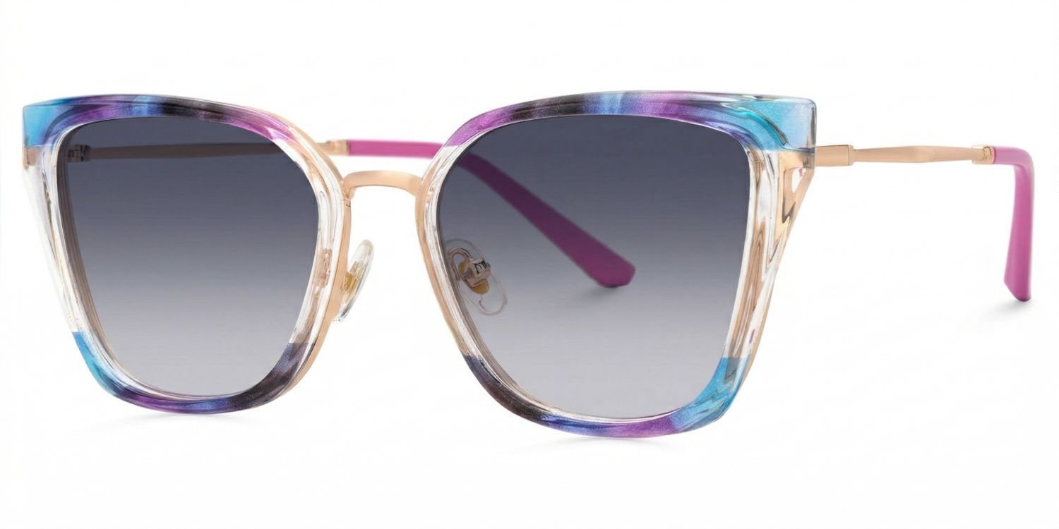 Martins TR90 Rectangle Multicolor Frame Glasses | Zeelool1