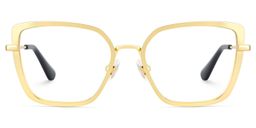 Max Square Gold Glasses0