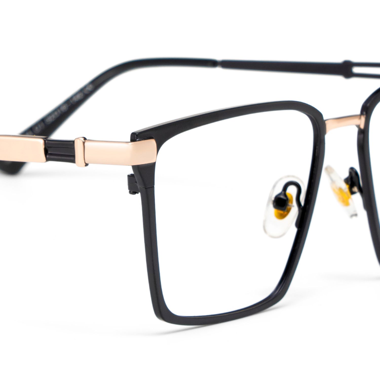 Finn Eyeglasses in Rectangle Black Frame | ZEELOOL Canada4