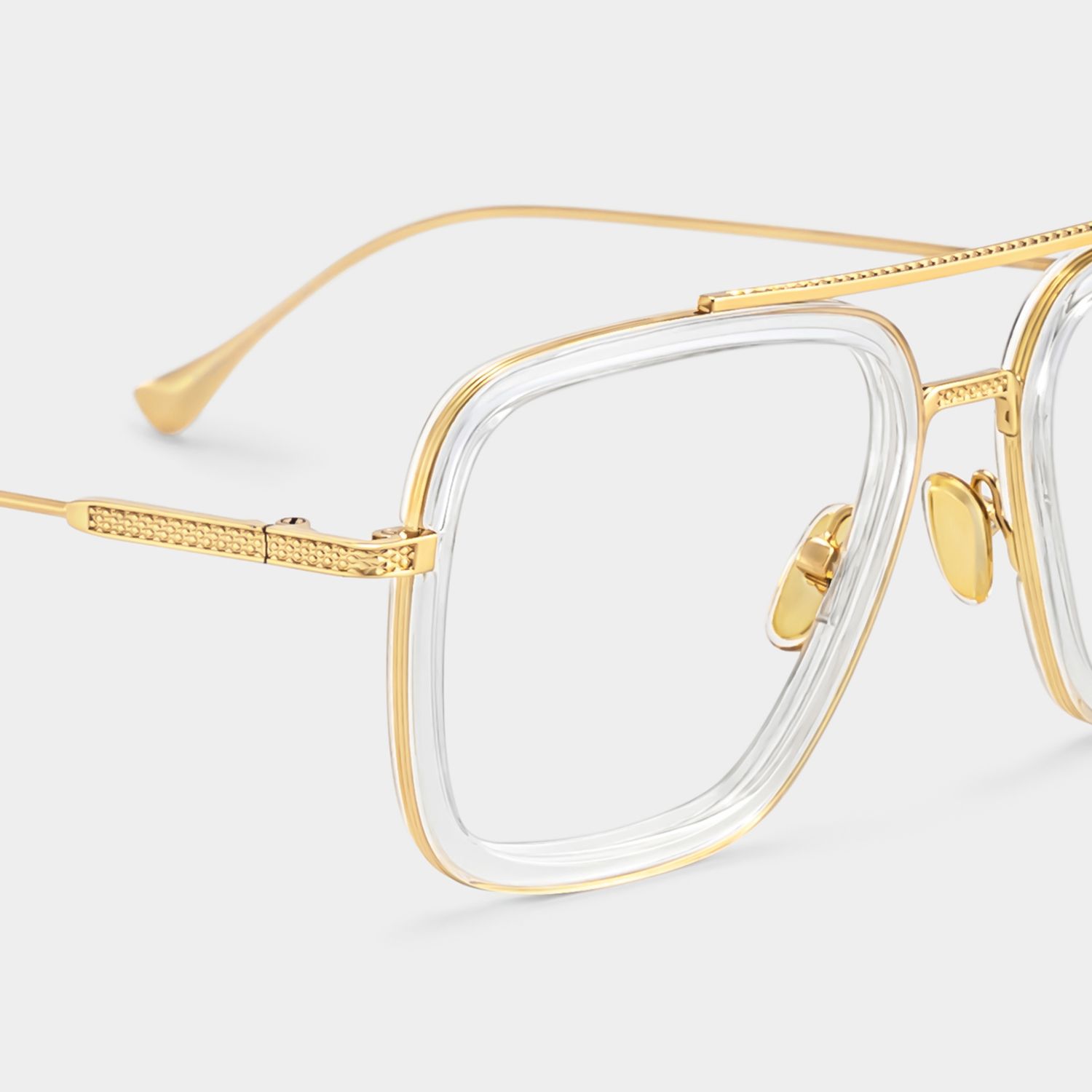 Gifford Aviator Clear Frame Glasses | ZEELOOL Canada6