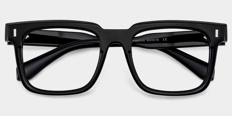Katia Square Black Glasses