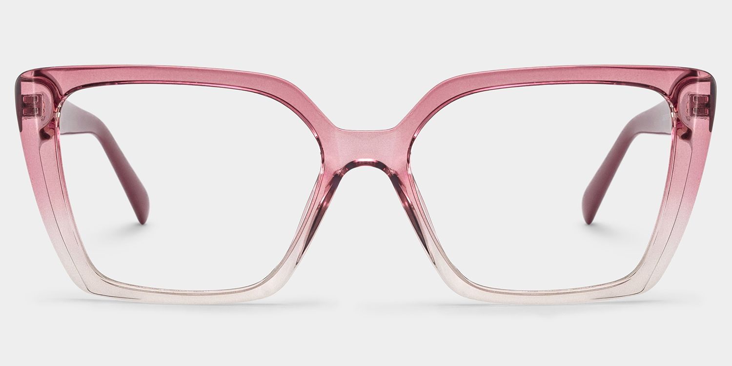 Emery Two-Tone Geometric Eyeglass Frames | ZEELOOL1