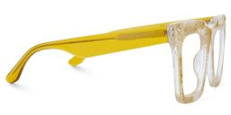 Porsha Square Yellow Glasses3