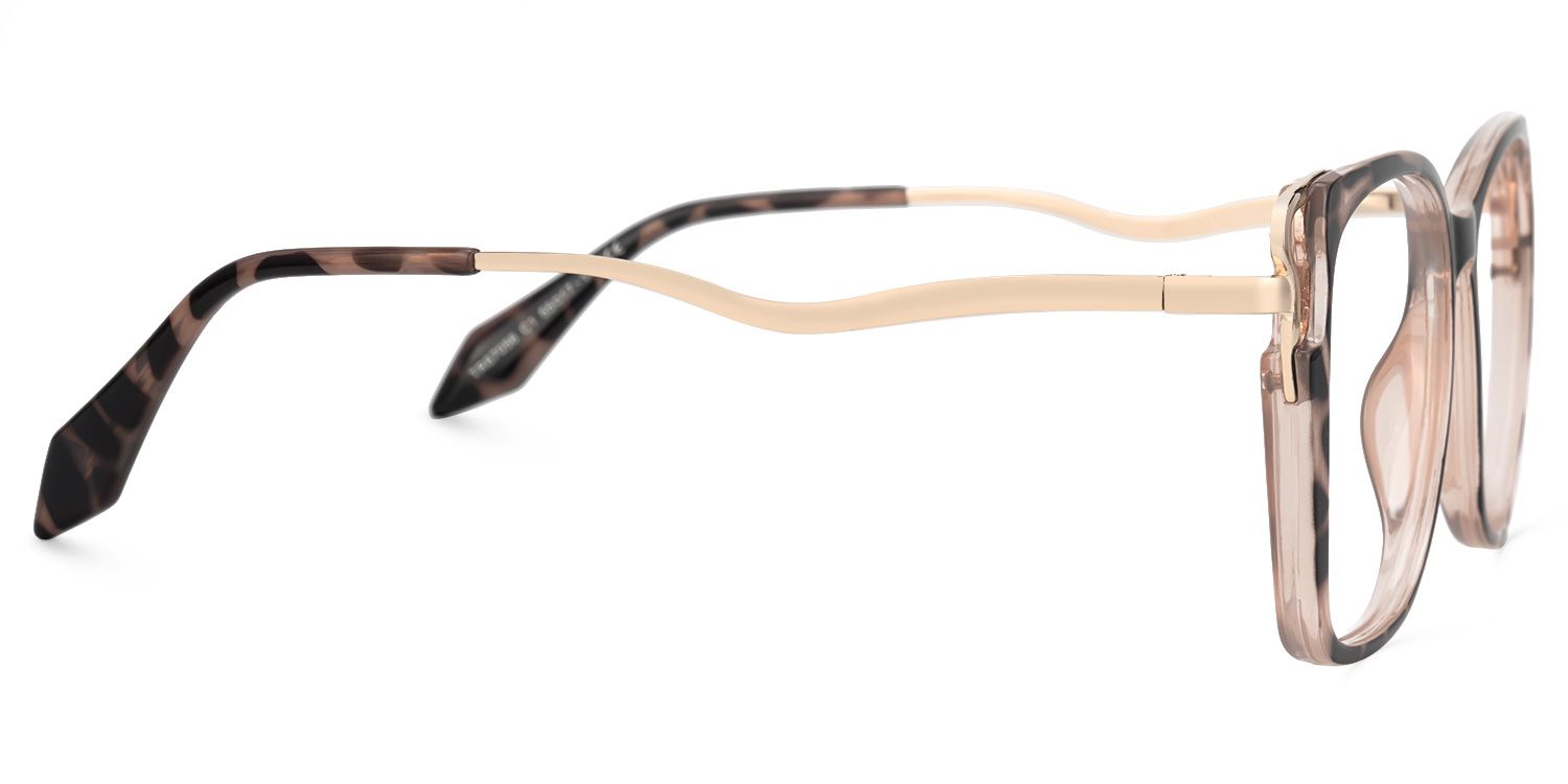 Farria Square Dark Havana Glasses for Women and Men3