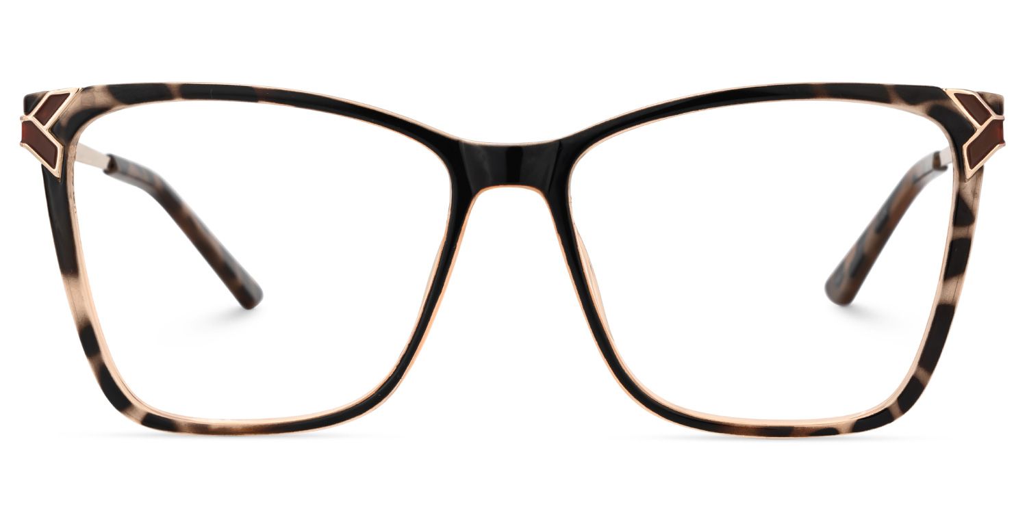 Tricee square Tortoise shell Eyeglass Frames For Women | ZEELOOL Canada2