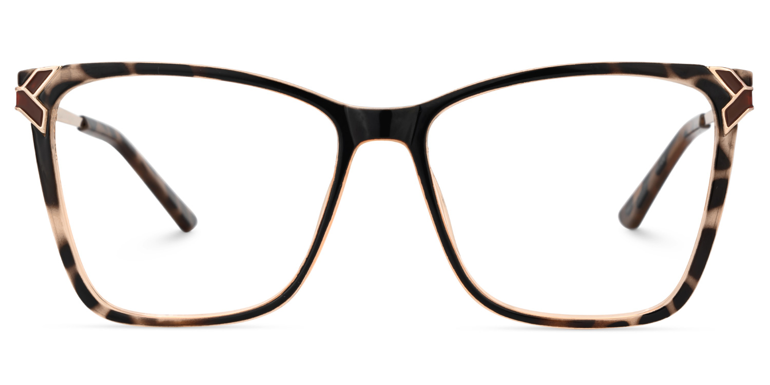 Tricee square Tortoise shell Eyeglass Frames For Women | ZEELOOL Canada2