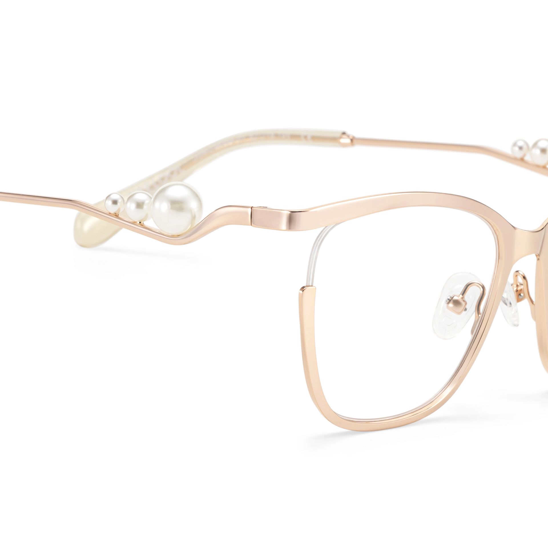 Aria Eyeglasses in Round Gold Frame | ZEELOOL Canada7