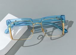 Kiana Square Blue Glasses4