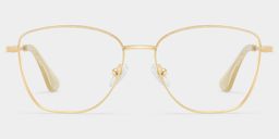 Skyler Square Gold Glasses0