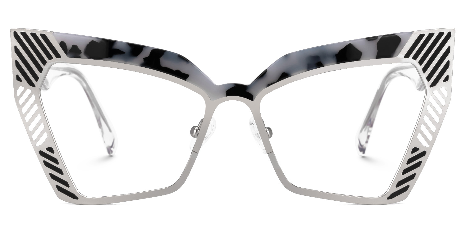 Chrishana Designer Eyeglasses in Butterfly Gray-Tortoise Frame0