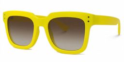 Liizbeett Square Yellow Glasses1