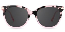 Mailyn Round Pink Tortoise Glasses0
