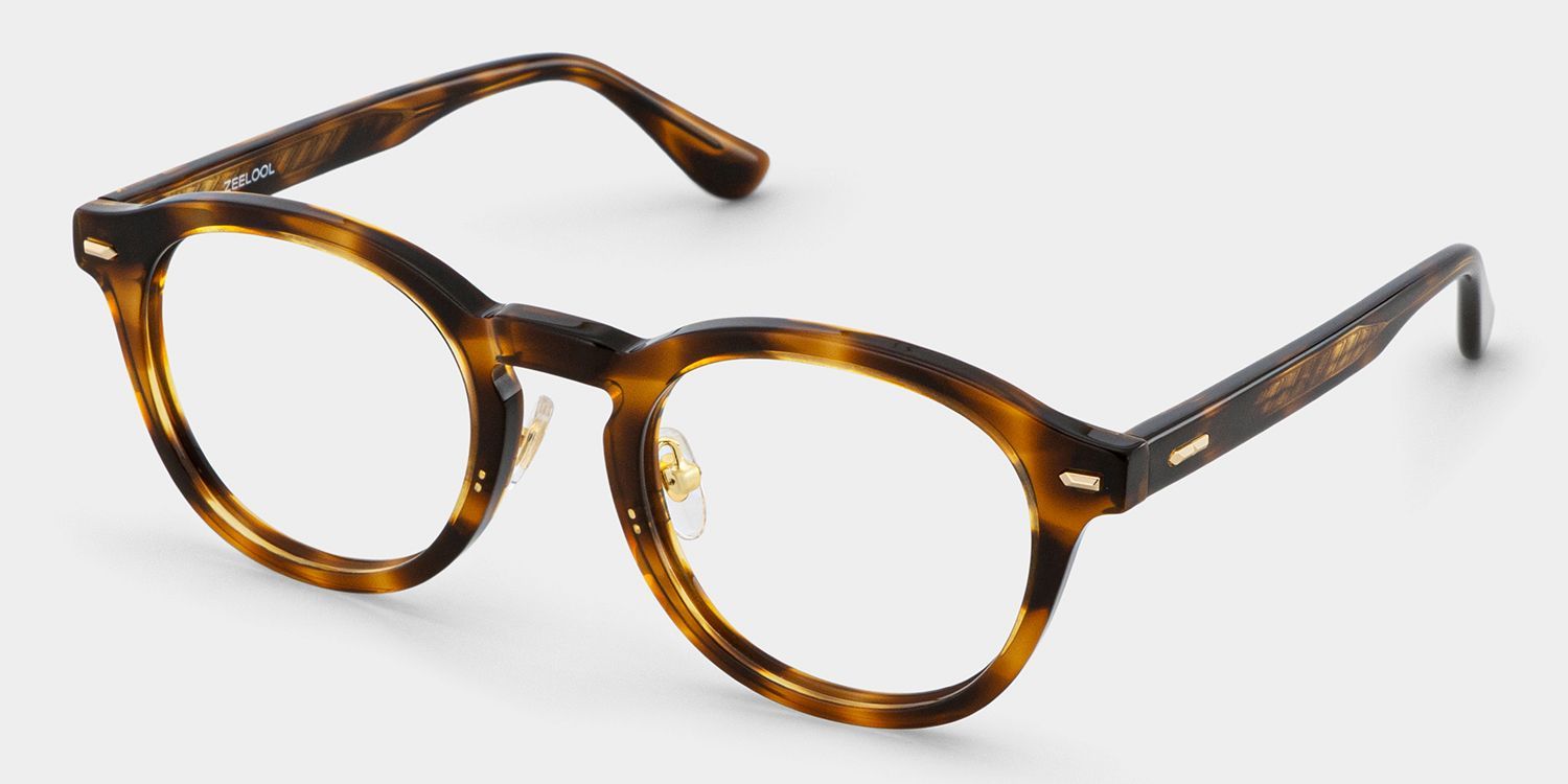 Frances Tortoise Large Round Tortoiseshell Glasses for Men & Women3