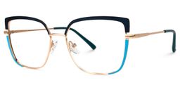 Grasso Square Two-Tone Glasses1