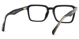 Vickerie Black Rectangle Glasses5