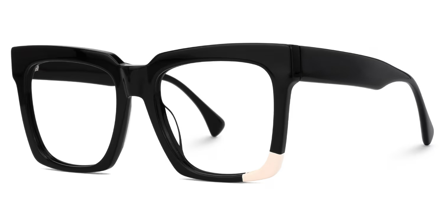Barrios Square Black Glasses | ZEELOOL Canada2