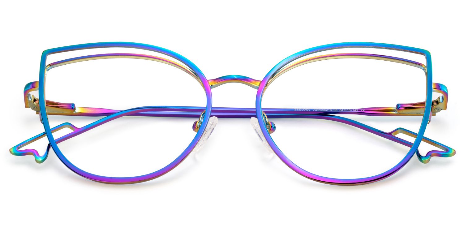 Spivey Cateye Metal Full Frame Eyeglasses | ZEELOOL Canada2