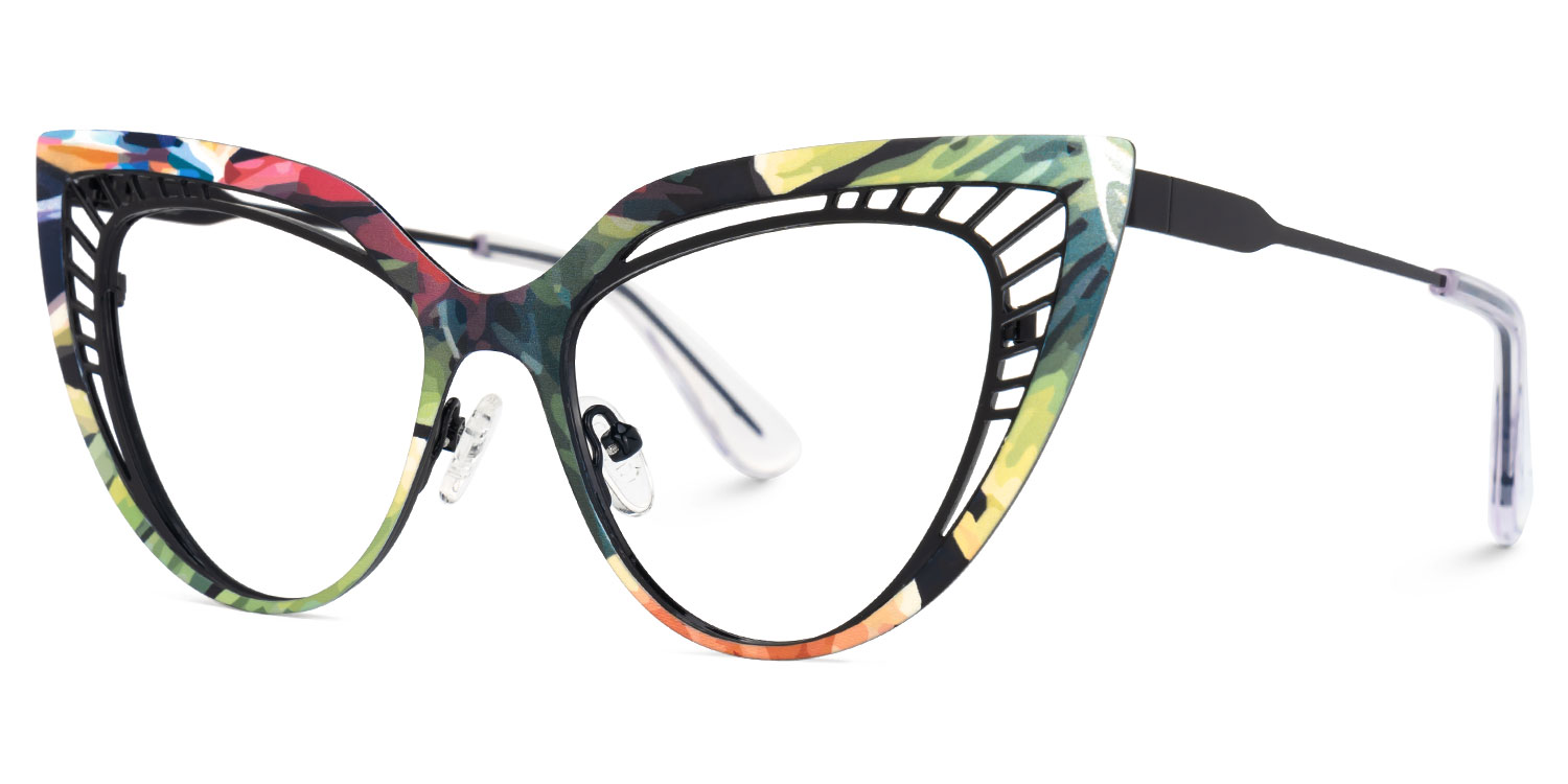 Metal Willett Eyeglasses, Willett Cateye Glasses -Zeelool Glasses1