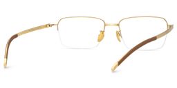 Swerry Rectangle Gold Glasses5