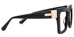 Josiah Square Black Glasses2