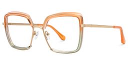 Cordaro Square Orange Glasses1