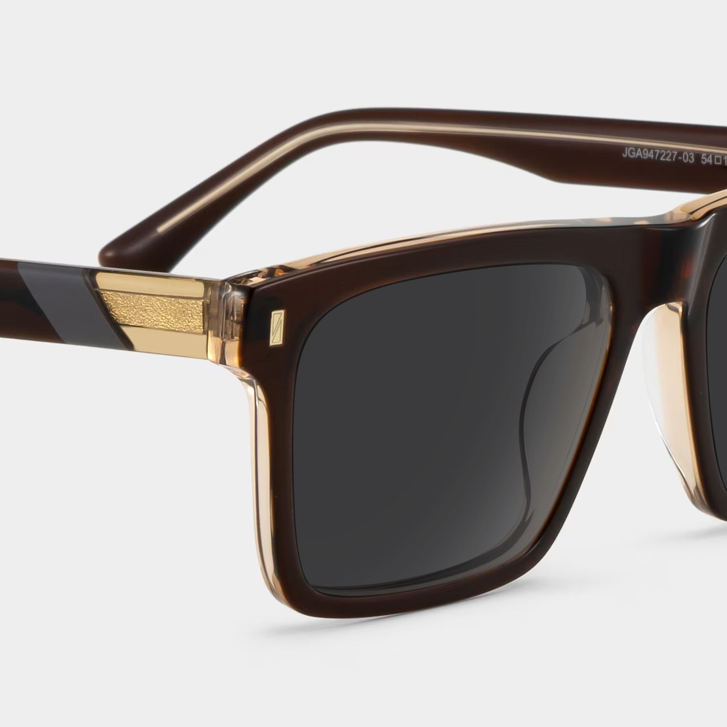 Rectangle Brown Eyeglasses- Henry Acetate Frame Glasses4