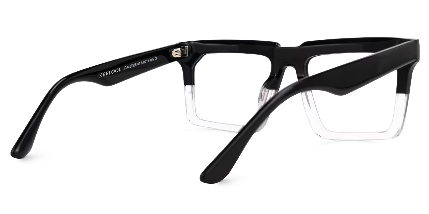 Moreland Rectangle Two-Tone Eyeglasses Online3