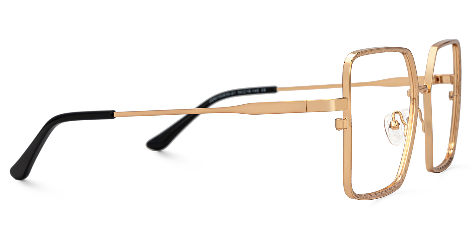 Square Toure Gold Frames Designer Glasses4