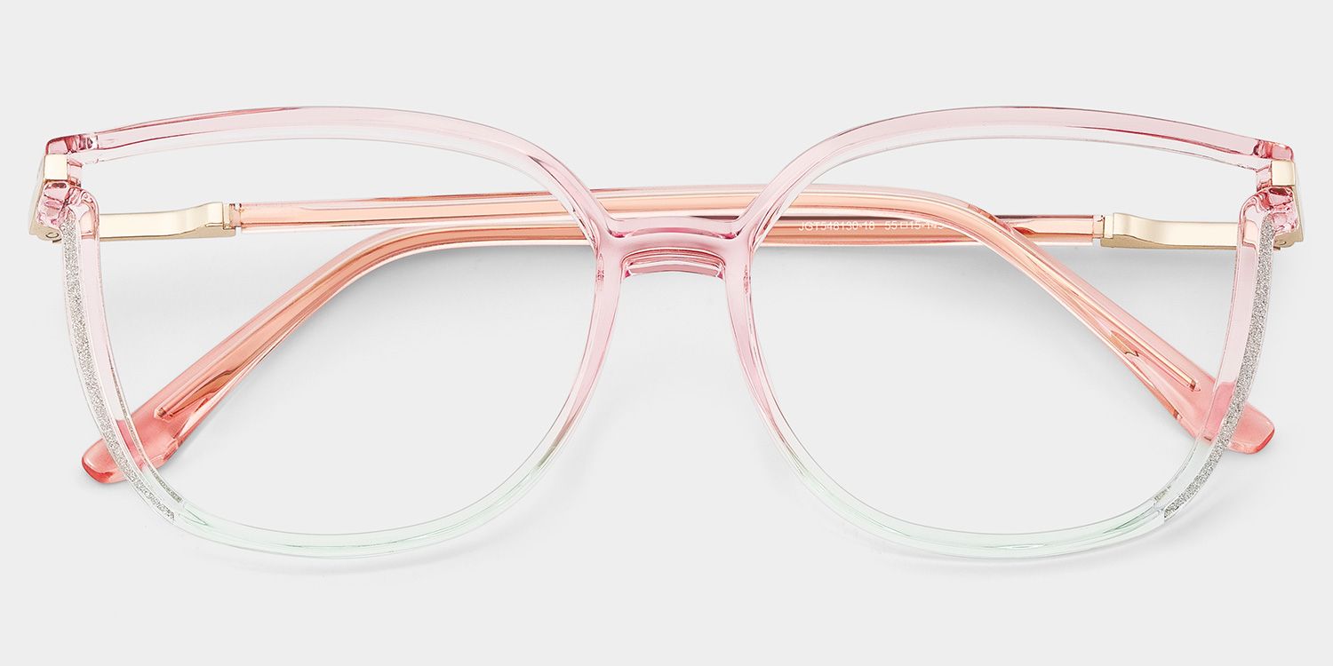 Square Rodz Two-tone Eyeglasses with Clear Frames2